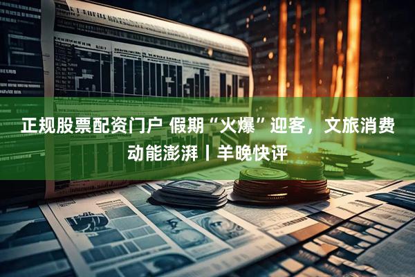 正规股票配资门户 假期“火爆”迎客，文旅消费动能澎湃丨羊晚快评